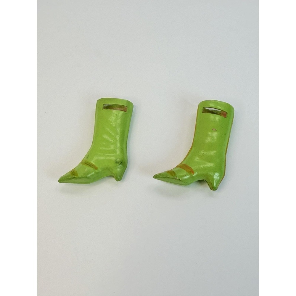 Barbie MARX Braniff Emilio Pucci Boarding Boots Green Exclusive AS IS